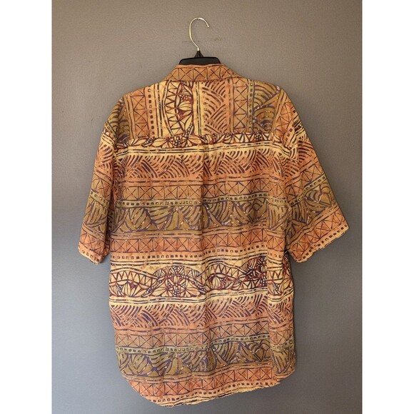 Territory Ahead Shirt Men's XL Short Sleeve Button Up Geometric Aztec Southwest - Picture 3 of 7